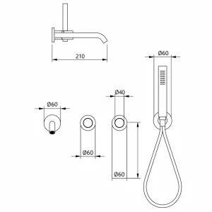Disegno tecnico del prodotto ESS450 